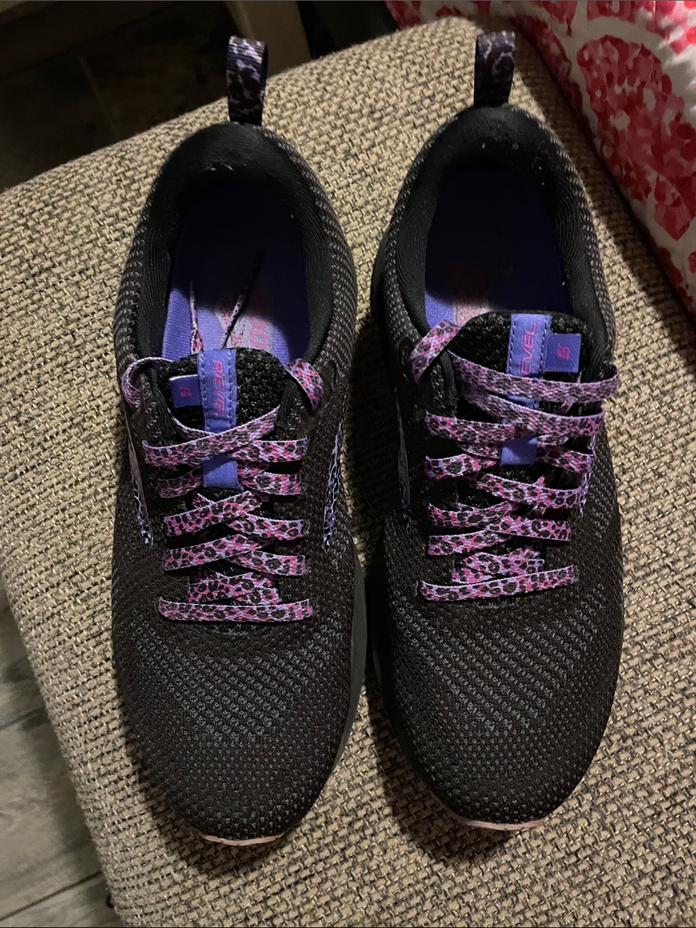 Brooks Women's Black Running Shoes with Purple Accents